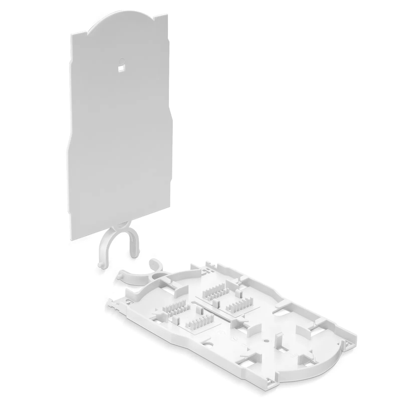 FyberOptix 24 Fibers Fusion Splice Tray for Heat-Shrink Fusion Splices, 0.39" x 4.72" x 8.98", Suitable for FS-S008-1O4R-6-24F, FS-S008R-1O6R-10-24F