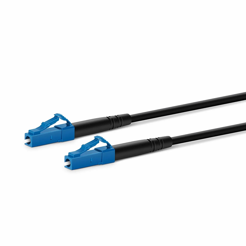 FyberOptix 5m (16ft) Industrial Armored Fiber Patch Cable, LC UPC to LC UPC, Simplex, 1 Fiber, Single Mode (OS2), TPU