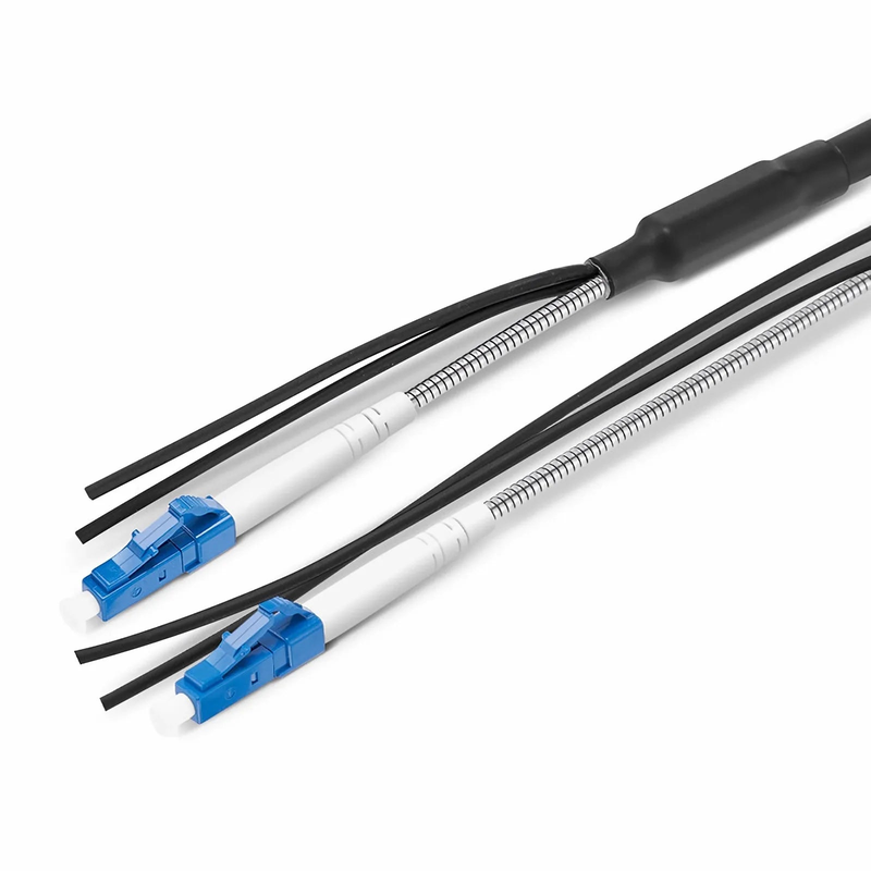 FyberOptix 10m (33ft) LC UPC to LC UPC Simplex OS2 Single Mode 7.0mm LSZH FTTA Outdoor Fiber Patch Cable for Base Station