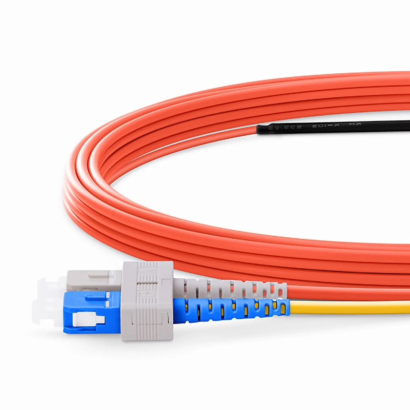 FyberOptix 2m (7ft) SC to SC OM1 Mode Conditioning Riser (OFNR) Fiber Optic Patch Cable