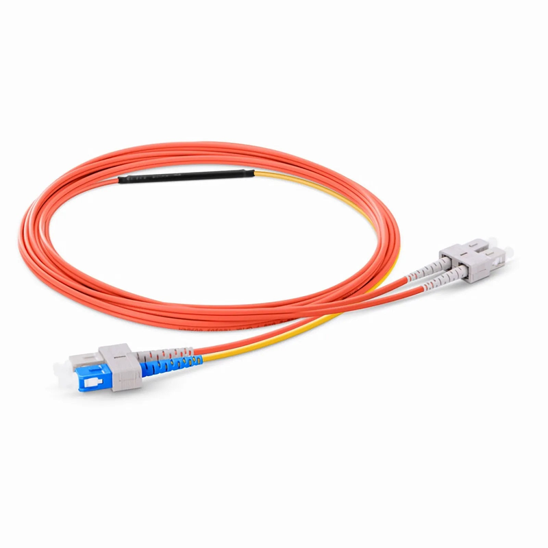 FyberOptix 3m (10ft) SC to SC OM1 Mode Conditioning Riser (OFNR) Fiber Optic Patch Cable