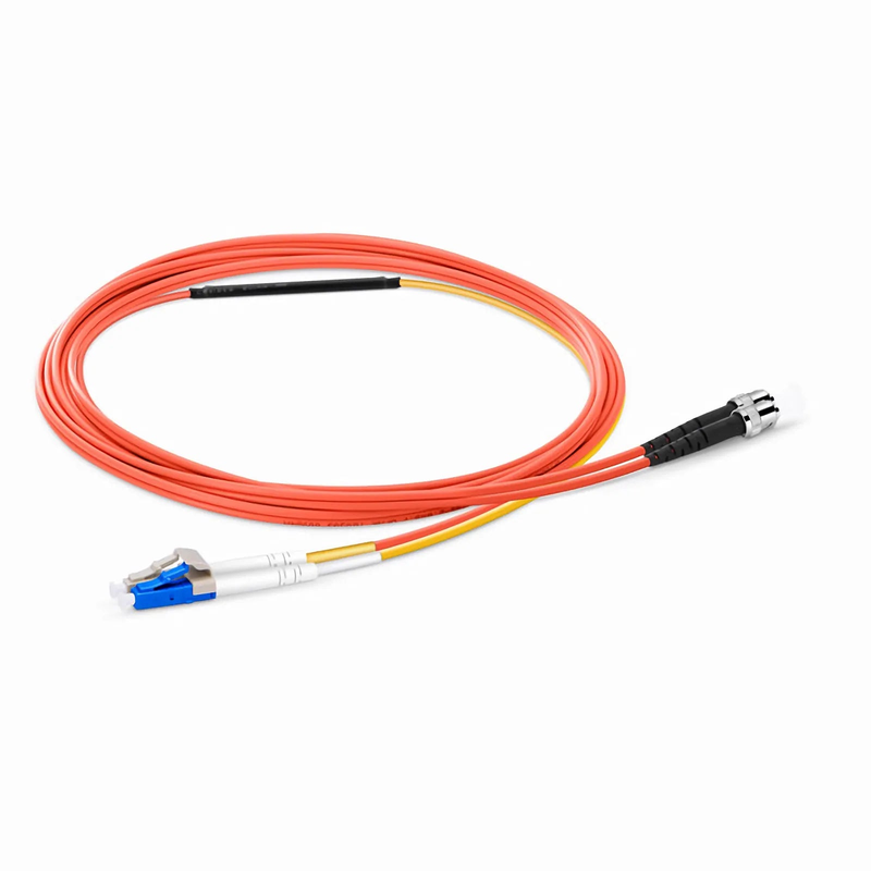 FyberOptix 3m (10ft) LC to ST OM2 Mode Conditioning Riser (OFNR) Fiber Optic Patch Cable