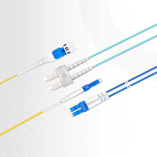 FyberOptix 1m (3ft) Armored Fiber Patch Cable, 1 Fiber, SC APC Simplex to SC APC Simplex, Single Mode (OS2), Riser (OFCR), 3.0mm, Blue