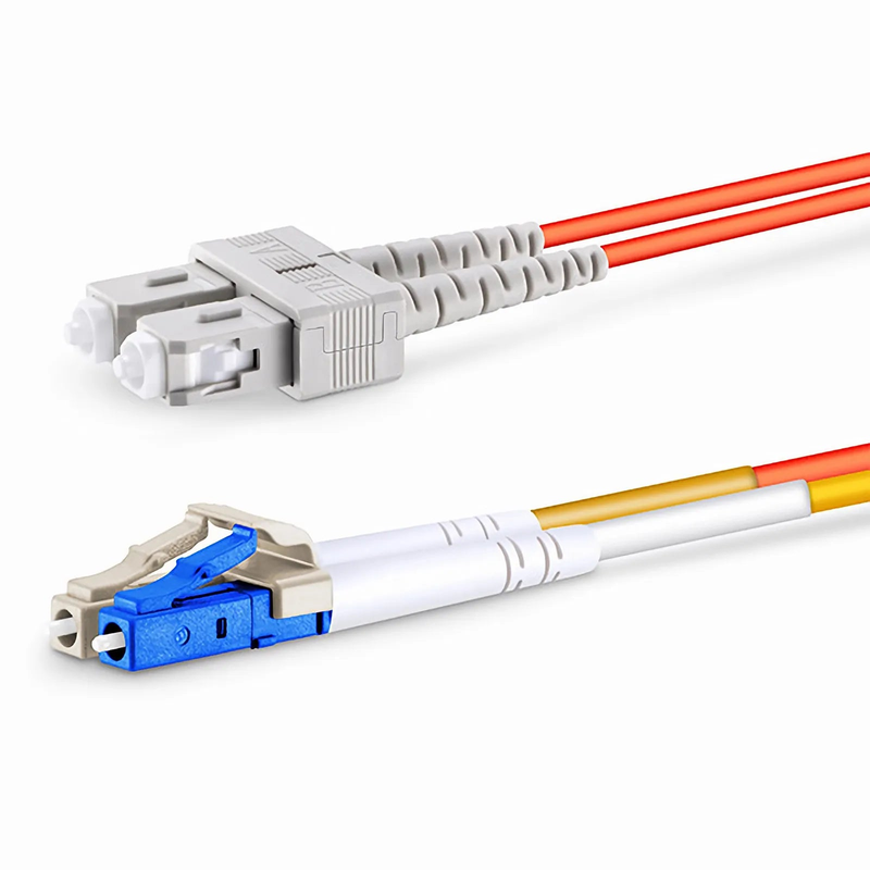 FyberOptix 3m (10ft) LC to SC OM2 Mode Conditioning Riser (OFNR) Fiber Optic Patch Cable