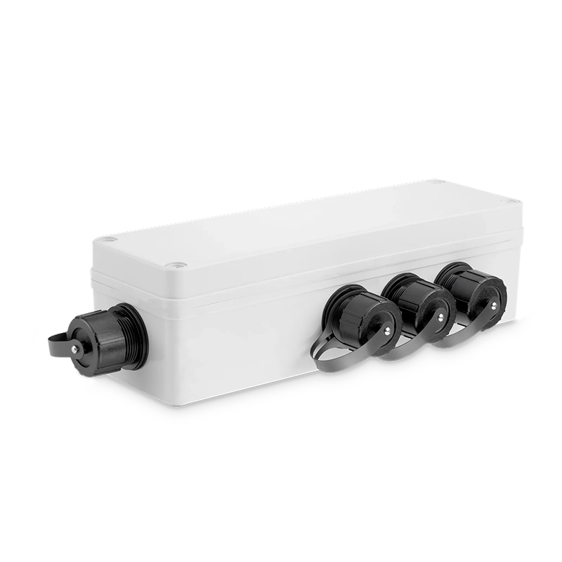 FyberOptix FTTA Waterproof MTP-12 to 6 x LC Duplex OS2 Fiber Optical Distribution Box