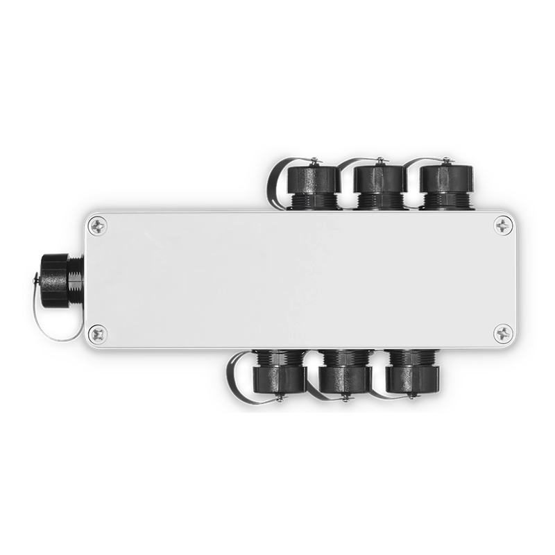 FyberOptix FTTA Waterproof MTP-12 to 6 x LC Duplex OS2 Fiber Optical Distribution Box