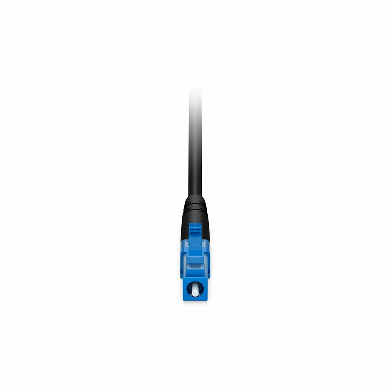 FyberOptix 5m (16ft) Industrial Armored Fiber Patch Cable, LC UPC to LC UPC, Simplex, 1 Fiber, Single Mode (OS2), TPU