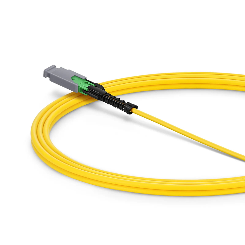 FyberOptix 2m (7ft) MMC Jumper, MMC-16 APC (Female) to MTPÂ®-16 APC (Female), 16 Fibers, Single Mode (OS2), Plenum (OFNP), 0.35dB Max, Jumper Polarity, Yellow