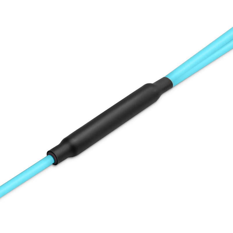 FyberOptix NVIDIA/Mellanox MFP7E20-N001 Compatible 1m (3ft) MTPÂ® Breakout Cable, MTPÂ®-12 APC (Female) to 2 x MTPÂ®-4 APC (Female), 8 Fibers, Multimode (OM3), Plenum (OFNP), 0.35dB Max, Type B, Aqua