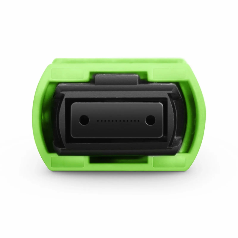 FyberOptix 1m (3ft) MTPÂ® Jumper, MTPÂ®-12 UPC (Female) to MTPÂ®-12 UPC (Female), 12 Fibers, Multimode (OM5), Plenum (OFNP), 0.35dB Max, Type B, Lime Green