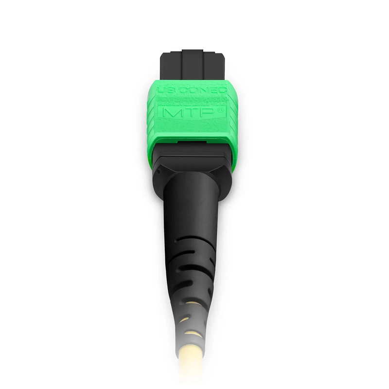 FyberOptix 20m (66ft) MTPÂ® Jumper, MTPÂ®-12 APC (Female) to MTPÂ®-12 APC (Female), 12 Fibers, Single Mode (OS2), Plenum (OFNP), 0.35dB Max, Type A, Yellow
