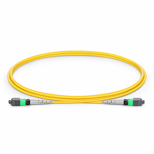 FyberOptix 1m (3ft) MTPÂ® Jumper, MTPÂ®-8 APC (Female) to MTPÂ®-8 APC (Female), 8 Fibers, Single Mode (OS2), Plenum (OFNP), 0.35dB Max, Type B, Yellow