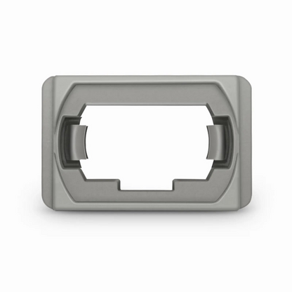 FyberOptix US Conec MTP®/MPO-8/12/24 Grey Fiber Optic Adapter/Coupler without Flange, Key Up to Up