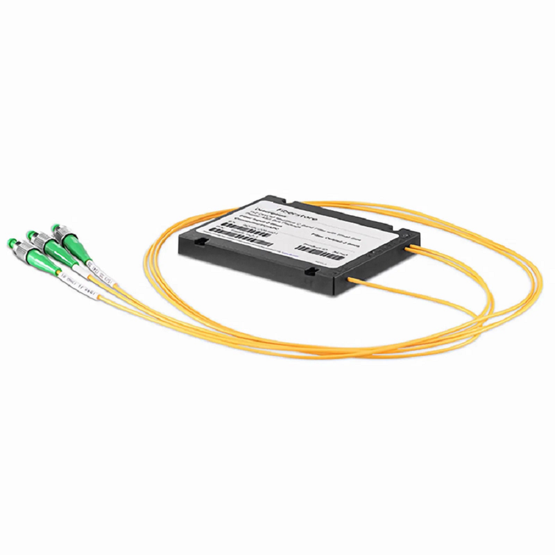 FyberOptix FSBR-1x2, Customized 1 x 2 Single Fiber DWDM Splitter Red/Blue C-band Filter