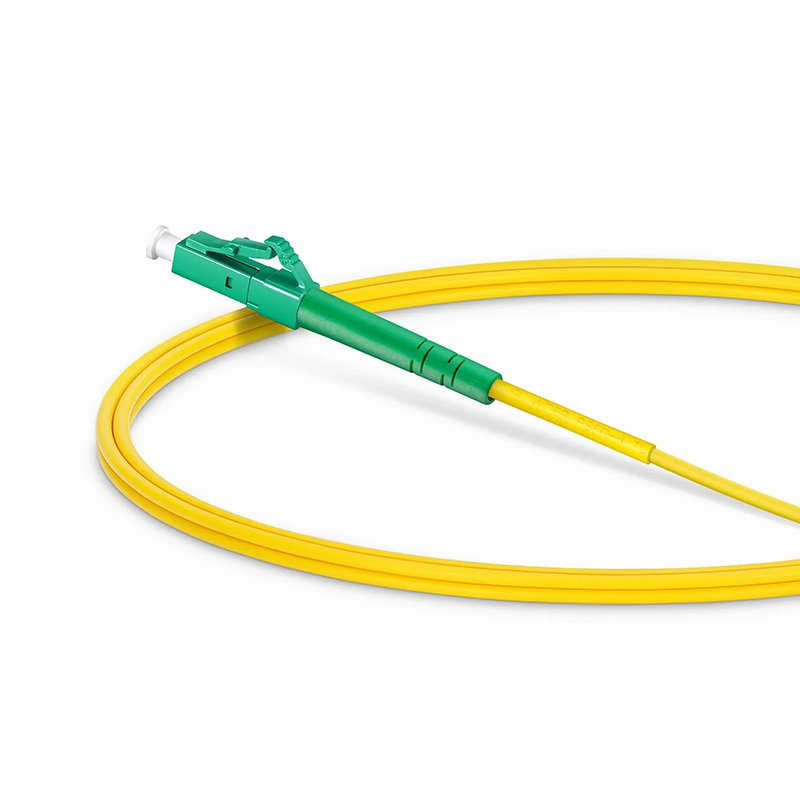 FyberOptix 1m (3ft) Fiber Patch Cable, 1 Fiber, LC APC Simplex to SC UPC Simplex, Single Mode (OS2), Riser (OFNR), 2.0mm, Tight-Buffered, Yellow