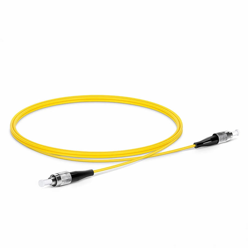 FyberOptix 1m (3ft) Fiber Patch Cable, 1 Fiber, FC UPC Simplex to FC UPC Simplex, Single Mode (OS2), Riser (OFNR), 2.0mm, Tight-Buffered, Yellow