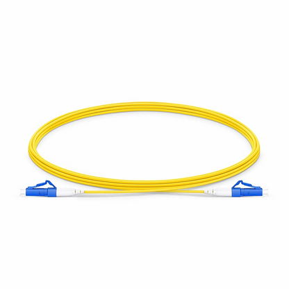 FyberOptix 3m (10ft) Fiber Patch Cable, 1 Fiber, LC UPC Simplex to LC UPC Simplex, Single Mode (OS2), LSZH, 1.2mm, Tight-Buffered, Yellow