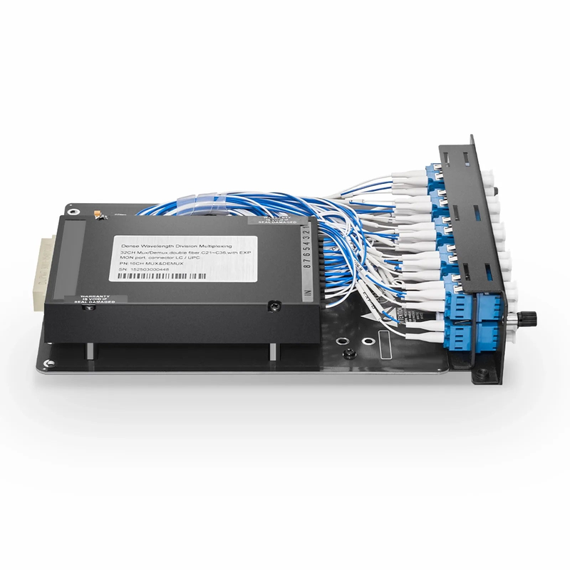 FyberOptix FMT-OMD, Customized DWDM Dual-fiber Mux/Demux for FMT Managed Chassis