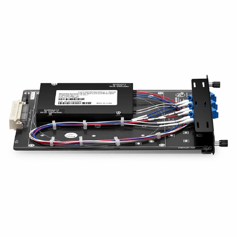 FyberOptix FSBR-1x2, Customized 1 x 2 Single Fiber DWDM Splitter Red/Blue C-band Filter