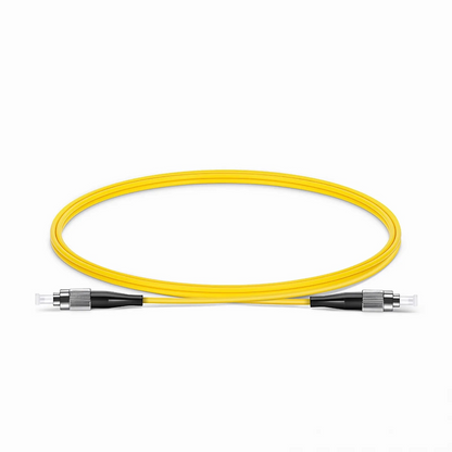FyberOptix 1m (3ft) Fiber Patch Cable, 1 Fiber, FC UPC Simplex to FC UPC Simplex, Single Mode (OS2), Riser (OFNR), 2.0mm, Tight-Buffered, Yellow