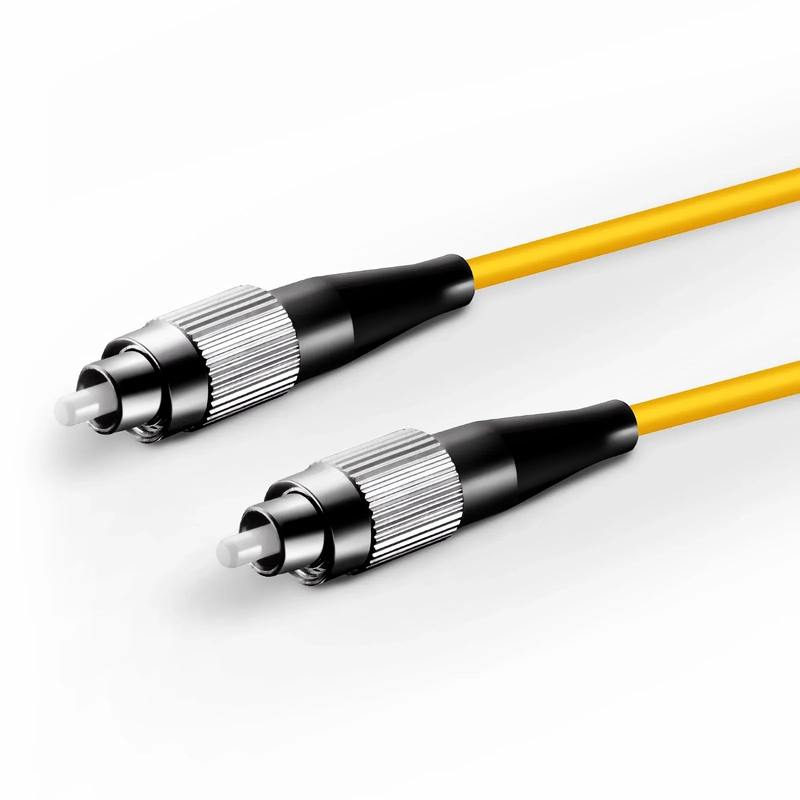 FyberOptix 1m (3ft) Fiber Patch Cable, 1 Fiber, FC UPC Simplex to FC UPC Simplex, Single Mode (OS2), Riser (OFNR), 2.0mm, Tight-Buffered, Yellow