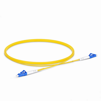 FyberOptix 1m (3ft) Fiber Patch Cable, 1 Fiber, G.657.A2, LC UPC Simplex to LC UPC Simplex, Single Mode (OS2), Riser (OFNR), 2.0mm, Tight-Buffered, Yellow
