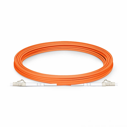FyberOptix 5m (16ft) Fiber Patch Cable, 1 Fiber, G.651, LC UPC Simplex to LC UPC Simplex, Multimode (OM1), Riser (OFNR), 2.0mm, Tight-Buffered, Orange