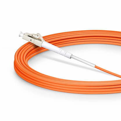 FyberOptix 5m (16ft) Fiber Patch Cable, 1 Fiber, G.651, LC UPC Simplex to LC UPC Simplex, Multimode (OM1), Riser (OFNR), 2.0mm, Tight-Buffered, Orange