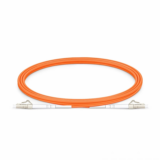 FyberOptix 2m (7ft) Fiber Patch Cable, 1 Fiber, G.651, LC UPC Simplex to LC UPC Simplex, Multimode (OM1), Riser (OFNR), 2.0mm, Tight-Buffered, Orange