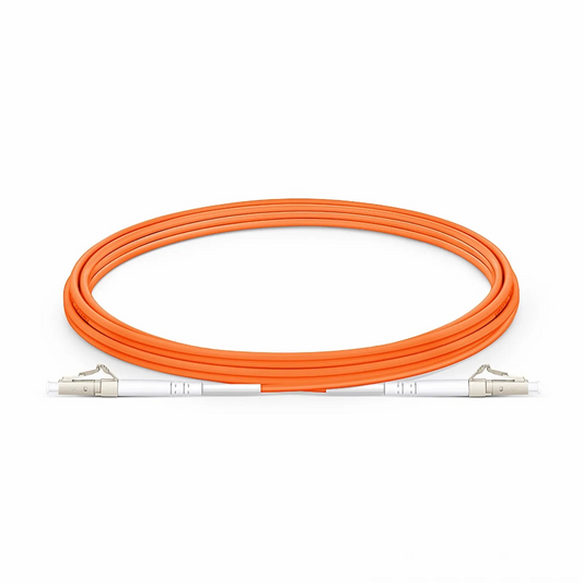 FyberOptix 3m (10ft) Fiber Patch Cable, 1 Fiber, G.651, LC UPC Simplex to LC UPC Simplex, Multimode (OM1), Riser (OFNR), 2.0mm, Tight-Buffered, Orange