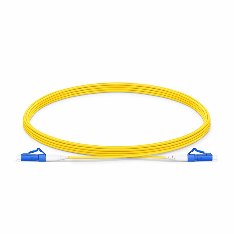 FyberOptix 5m (16ft) Fiber Patch Cable, 1 Fiber, LC UPC Simplex to LC UPC Simplex, Single Mode (OS2), LSZH, 1.2mm, Tight-Buffered, Yellow