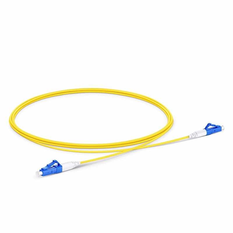FyberOptix 2m (7ft) Fiber Patch Cable, 1 Fiber, LC UPC Simplex to LC UPC Simplex, Single Mode (OS2), LSZH, 1.2mm, Tight-Buffered, Yellow