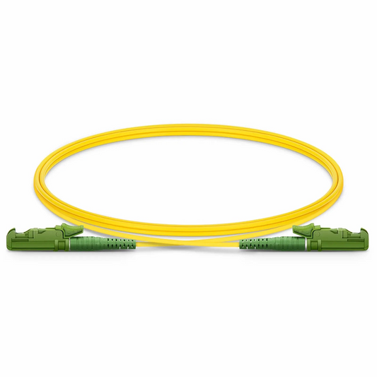FyberOptix 1m (3ft) Fiber Patch Cable, 1 Fiber, LSH APC Simplex to LSH APC Simplex, Single Mode (OS2), LSZH, 2.0mm, Tight-Buffered, Yellow
