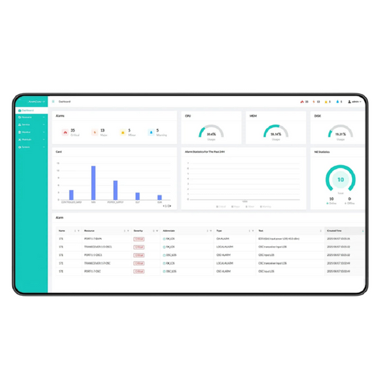 FyberOptix AmpCon-T Management System for FS OTN/WDM Devices, Includes Visual Monitoring, Centralized Management and Intelligent Analysis