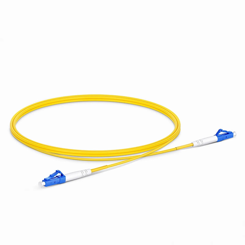 FyberOptix 1m (3ft) Fiber Patch Cable, 1 Fiber, LC UPC Simplex to LC UPC Simplex, Single Mode (OS2), Riser (OFNR), 2.0mm, Tight-Buffered, Yellow
