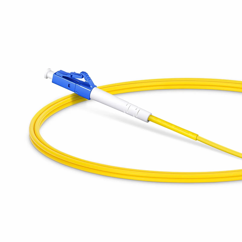 FyberOptix 1m (3ft) Fiber Patch Cable, 1 Fiber, LC UPC Simplex to LC UPC Simplex, Single Mode (OS2), Riser (OFNR), 2.0mm, Tight-Buffered, Yellow