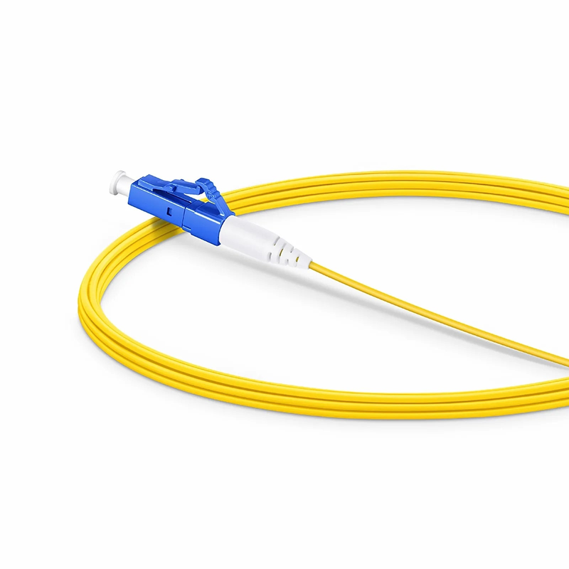 FyberOptix 3m (10ft) Fiber Patch Cable, 1 Fiber, LC UPC Simplex to SC UPC Simplex, Single Mode (OS2), Riser (OFNR), 1.2mm, Tight-Buffered, Yellow