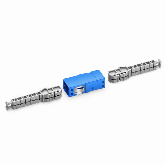 FyberOptix MDC/UPC to MDC/UPC 2-Port OS2 Single Mode Plastic Fiber Optic Adapter/Coupler without Flange