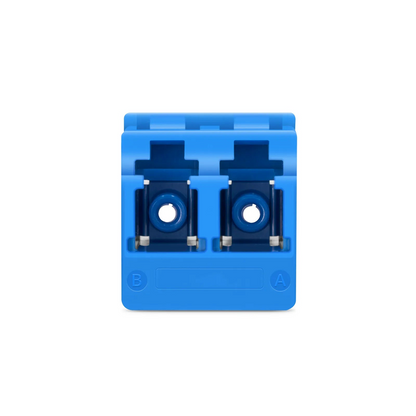 FyberOptix LC/UPC to LC/UPC Duplex OS2 Single Mode Fiber Optic Adapter/Coupler without Flange, 10Pcs/Pack