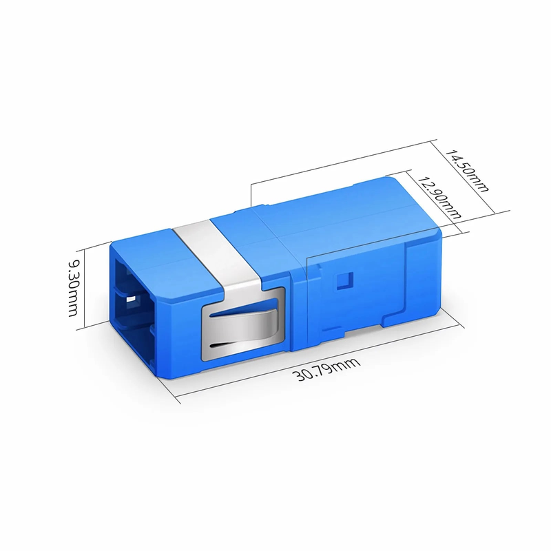 FyberOptix MDC/UPC to MDC/UPC 2-Port OS2 Single Mode Plastic Fiber Optic Adapter/Coupler without Flange