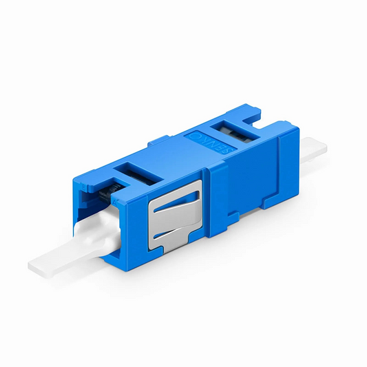 FyberOptix CSâ„¢/UPC to CSâ„¢/UPC Single Channel (2F) OS2 Single Mode Plastic Fiber Optic Adapter/Coupler without Flange