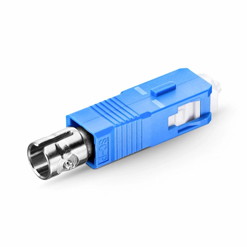 FyberOptix ST/UPC Female to SC/UPC Male Simplex OS2 Single Mode Fiber Optic Adapter/Coupler without Flange
