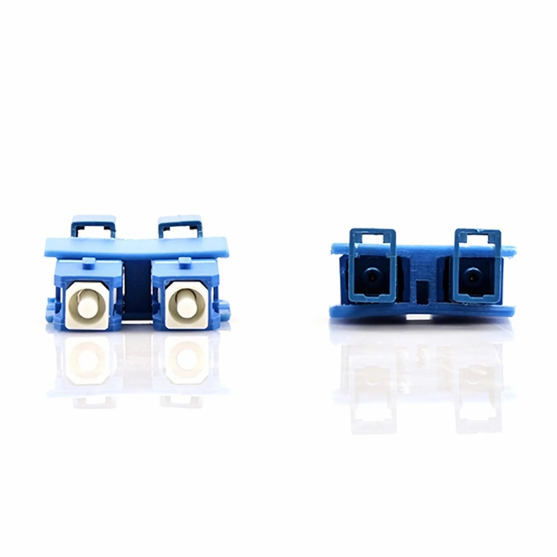 FyberOptix LC/UPC Female to SC/UPC Male Hybrid Duplex OS2 Single Mode Plastic Fiber Optic Adapter/Coupler without Flange