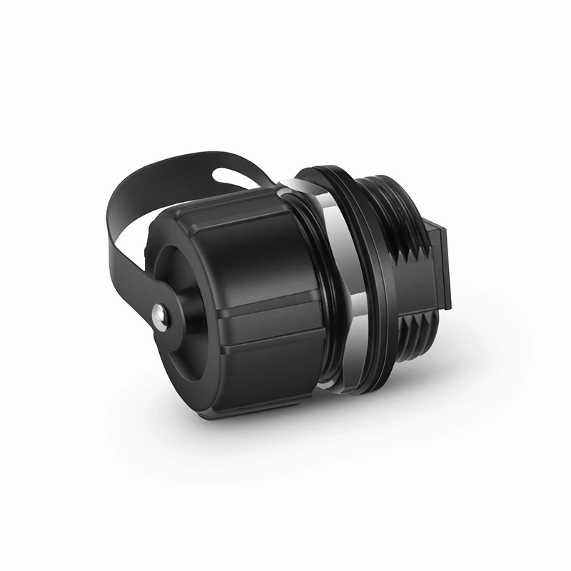 FyberOptix IP67 SC UPC OS2 Single Mode Bulkhead Adapter/Mating Sleeve with Dust Cap