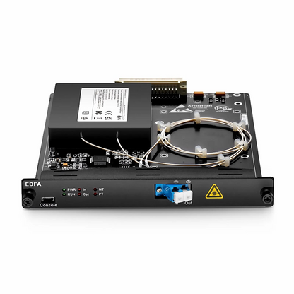 FyberOptix FMT26PA-EDFA, 26dB Gain C-band DWDM EDFA Pre-Amplifier for FMT Managed Chassis, 16dBm Output