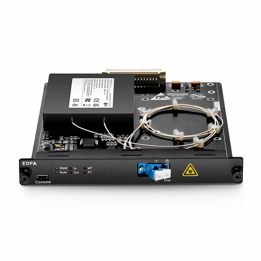 FyberOptix FMT26PA-EDFA, 26dB Gain C-band DWDM EDFA Pre-Amplifier for FMT Managed Chassis, 16dBm Output