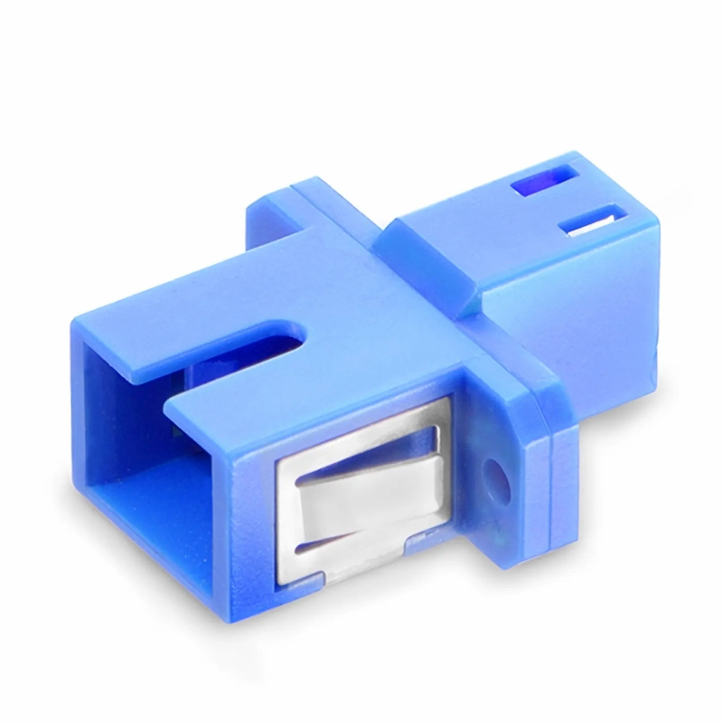 FyberOptix LC/UPC Female to SC/UPC Female Hybrid Simplex OS2 Single Mode Plastic Fiber Optic Adapter/Coupler with Flange
