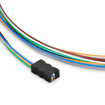 FyberOptix 6 Fibers Color-coded Fan-out Kit, for Flat Ribbon Cables, 1.2m (3.94ft) Tubing Length