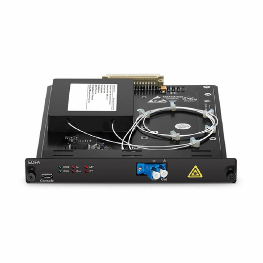 FyberOptix FMT26PA-51EDFA, 26dB Gain Extended C-band DWDM EDFA Pre-amplifier for FMT Managed Chassis, 20dBm Output
