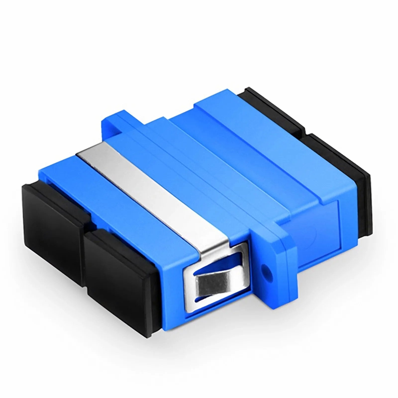 FyberOptix SC/UPC to SC/UPC Duplex OS2 Single Mode Plastic Fiber Optic Adapter/Coupler with Flange (10pcs/Pack)